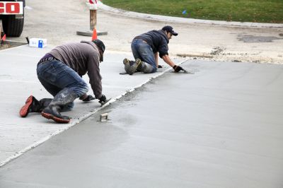 Cement Driveway Installation detail